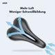 AARON Trekking Fahrradsattel mit atmungsaktivem Hohl-Design für weniger Schweißbildung und mehr Komfort beim MTB und Cityrad.