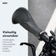 AARON Ergonomic Fahrradgriffe mit Gel-Dämpfung in Schwarz für komfortablen Halt an Trekking- und Mountainbikes.