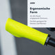 AARON Fit Fahrradgriffe Ergonomisch Gelb mit rutschfester Oberfläche und komfortabler Passform für Damen und Herren