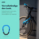 AARON Fit Fahrradgriffe - Ergonomisch - Blau am Fahrradlenker montiert für komfortablen festen Halt und Antirutschfunktion