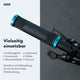 AARON MTB Fahrradgriffe - Blau mit rutschfester Oberfläche und ergonomischem Komfort für Mountainbike und Cityrad Lenker.