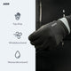 AARON Gloves Fahrradhandschuhe – rutschfest, wind- und wasserabweisend, touchscreen-fähig, ideal für Outdoor und kalte Tage.