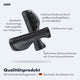 AARON Comfy Fahrradgriffe schwarz ergonomisch mit Griffzonen, rutschfest und handgelenkschonend aus Vollgummi