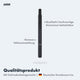 AARON Tube Sattelstütze 25,4 oder 27,2 mm, 350 mm Länge, schwarz, aus hochwertigem Aluminium, mit genauer Höheneinstellung.