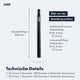 AARON Tube Sattelstütze schwarz, 25,4 oder 27,2 mm Durchmesser, 350 mm Länge, aus langlebigem Aluminium.