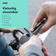 AARON Tool 20 in 1 Multitool - Fahrrad Multifunktionswerkzeug in Schwarz beim Reparieren am Fahrradgriff unterwegs.