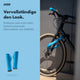 AARON Lock One Fahrradschloss mit Zahlencode - Blau sichert Fahrrad mit stabilem Stahlkettenschloss und Nylonhülle.