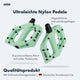 AARON Dirt MTB Fahrradpedale - Mint, ultraleichte Nylonpedale mit 8 austauschbaren Pins und abgedichteten Industrielagern.