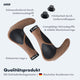 AARON Horn Fahrradgriffe - Kork - B-WARE mit ergonomischer Form und Lenkerendkappen