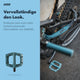 AARON Lock One Fahrradschloss mit Zahlencode - Grau Blau am Mountainbike