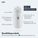 AARON ECO Fahrrad Trinkflasche 100% biologisch abbaubar BPA-frei spülmaschinengeeignet bis 40 Grad weiß