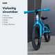 AARON KIDO Fahrradgriff für Kinder - Blau an Kinderfahrradlenker für sicheren Halt und prallschutzendungen