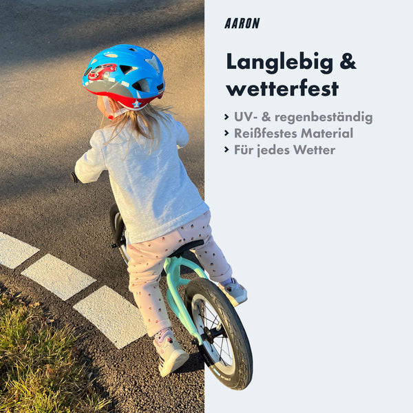 AARON KIDO Fahrradgriff für Kinder - Gelb mit rutschfester Oberfläche und hohem Prallschutz für sicheren Halt