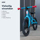 AARON KIDO Fahrradgriff für Kinder - Rot mit Prallschutz und rutschfester Diamantstruktur für sichere Kinderfahrten