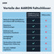 AARON Premium Faltschloss 90cm mit Sicherheitsstufe 18 bietet hohe Sicherheit und geräuschlose Fahrt für E-Bikes.