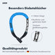 AARON Lock One Fahrradschloss mit Schlüssel in Blau, 1 Meter, rostfreier gehärteter Vierkant-Stahlkette, besonders diebstahlsicher.