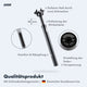 AARON Shock Federsattelstütze mit 27,2, 30,9 oder 31,6 mm Durchmesser für komfortable Federung und Entlastung der Wirbelsäule.