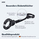 AARON Bolt Handschellenschloss für E-Scooter in Schwarz mit 15 mm Stahlkette und drehbarem Verbindungsglied