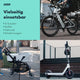 AARON Bolt Handschellenschloss für E-Scooter mit robustem Diebstahlschutz und vielseitiger Anwendung für E-Scooter, Roller, Fahrrad, Kinderwagen