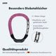 AARON Lock One Fahrradschloss mit Zahlencode - Berry als Infografik mit 1 Meter Länge und 6 mm dicken Stahlkettengliedern