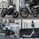 AARON Lock One Fahrradschloss mit Zahlencode - Grau Blau II schützt Fahrrad, E-Scooter, Motorrad und Kinderwagen sicher