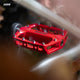 AARON Rock MTB Pedale - Rot mit großer Auflagefläche und robustem Design für optimalen Halt beim Mountainbiken