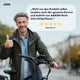 AARON ECO Fahrrad Trinkflasche transparent, 100% biologisch abbaubar, BPA-frei, auslaufsicher und umweltfreundlich.