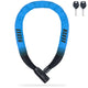 AARON Lock One Fahrradschloss mit Schlüssel in Blau, 100 cm lang, mit gehärteter Stahlkette und Nylonschutz.