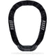 AARON Lock One Fahrradschloss mit Zahlencode in Schwarz, 100 cm lang, mit 5-stelliger Zahlenkombination und Stahlkettengliedern.
