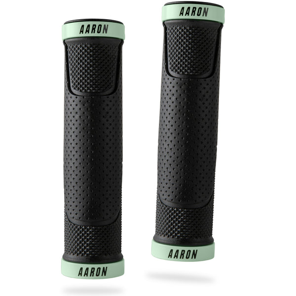 AARON MTB Fahrradgriffe - Mint mit ergonomischer, rutschfester Oberfläche und komfortabler Gelmischung für sicheren Halt.