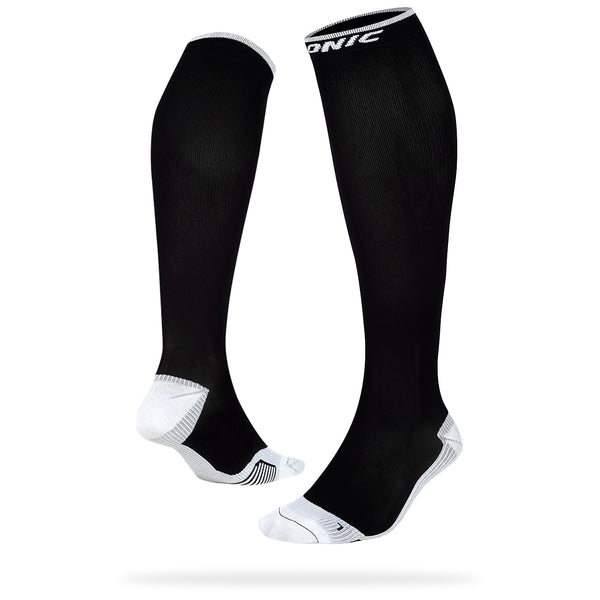 ONIC GEAR Sport Kompressionsstrümpfe - Damen & Herren - Schwarz mit hoher Kompression für Sport und Alltag