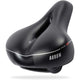 AARON Memory Fahrradsattel ergonomisch für Damen & Herren mit wasserdichter Vinyl-Oberfläche und Memory-Schaum.
