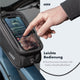 AARON Mobile Fahrrad Handytasche / Halterung - wasserdichte Rahmentasche mit Touchscreen-Fenster für einfache Smartphone-Bedienung.