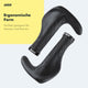 AARON Bull Fahrradgriffe - Ergonomisch - Schwarz mit Lenkerhörnchen und Handgelenkschonung für komfortables Fahren