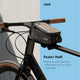 AARON Mobile Fahrrad Handytasche / Halterung wasserdicht, passend für Smartphones bis 6,7", sicher am Oberrohr befestigt.