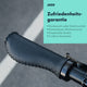 AARON Vintage ergonomischer Kunstleder Fahrradgriffe - Schwarz mit weicher Oberfläche und sicherer Montage am Lenker.