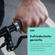 AARON Bio Ergonomische Fahrradgriffe aus Kork - Lock Ring Silber am Lenker für schmerzfreie, rutschfeste und nachhaltige Fahrradfahrt.