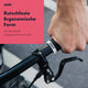 AARON MTB Fahrradgriffe - Weiß mit ergonomischer, rutschfester Form für sicheren Halt am Fahrradlenker.