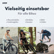 AARON MTB & BMX Fahrradgriffe - Schwarz - Lamellen Profil, rutschfest, ergonomisch und vielseitig für alle Bikes.